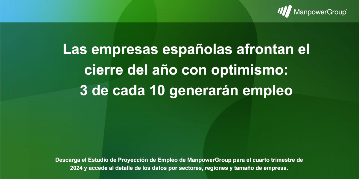 Estudio de Proyección de Empleo de ManpowerGroup para el cuarto trimestre de 2024